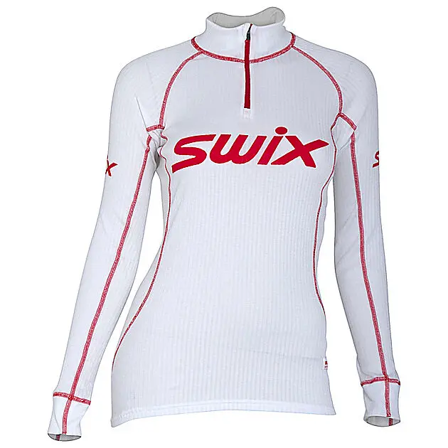 SWIX RaceX bodyw halfzip Womens 00000/Klarhvit Dame | Sport1.no
