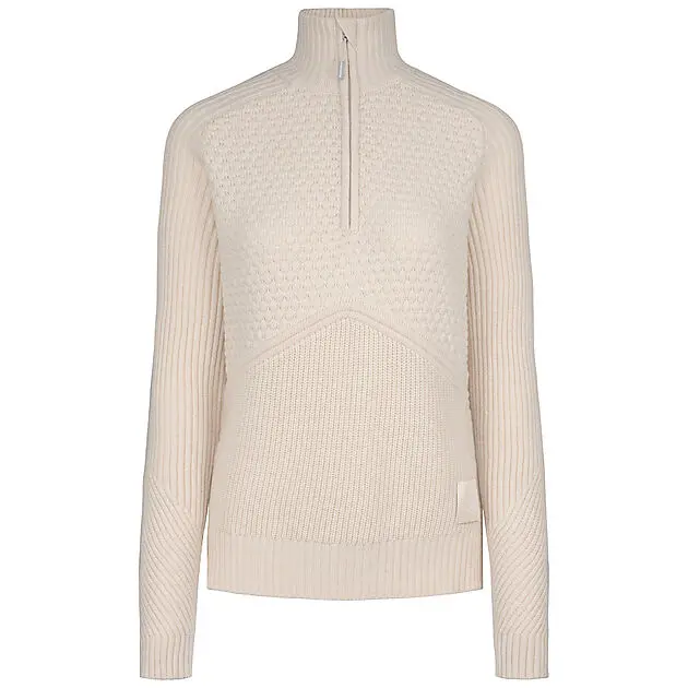 JOHAUG Lit Wool Sweater Light Beige Dame