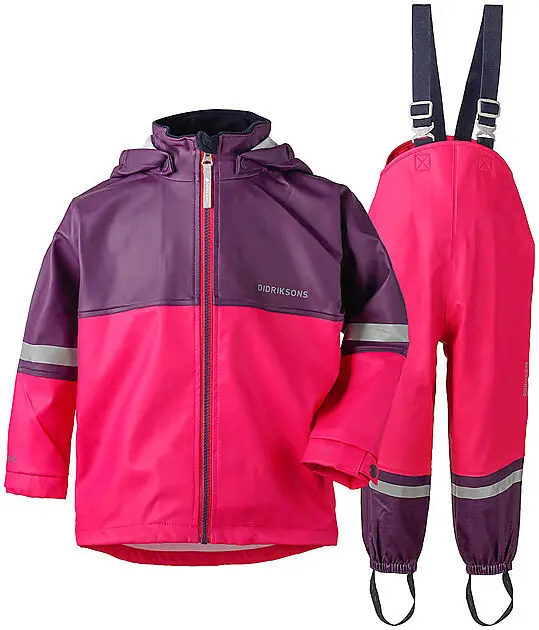 DIDRIKSONS WATERMAN KIDS SET 2 169/Warm cerise Barn | Sport1.no
