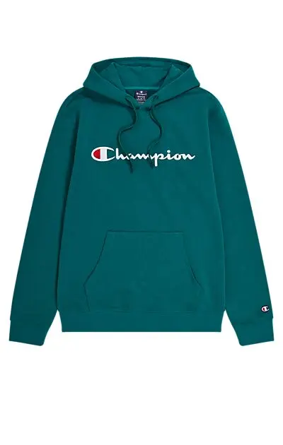 CHAMPION Icons Hooded Sweatshirt Large Logo Aventurine Herre