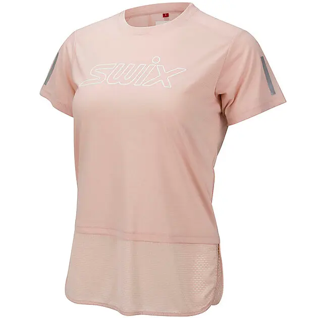 SWIX Motion mesh t-shirt W Peach whip Dame | Sport1.no