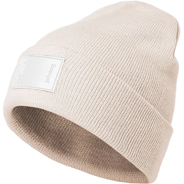 JOHAUG Fold Beanie lue dame Light Beige Dame