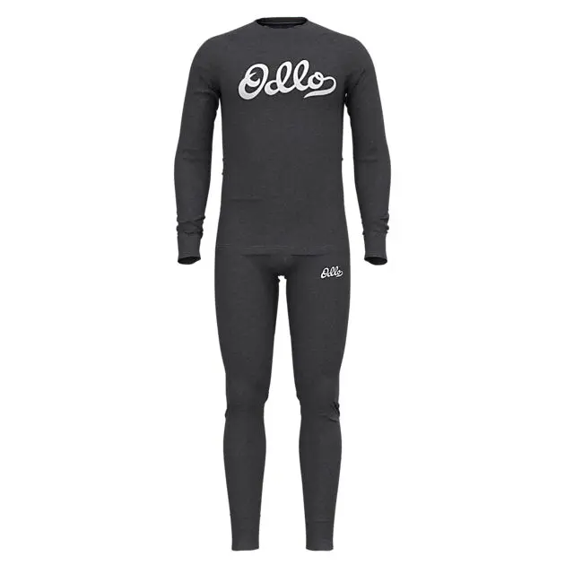 ODLO ACTIVE WARM ORIGINALS ECO SET 10734/dark grey melange Herre | Sport1.no
