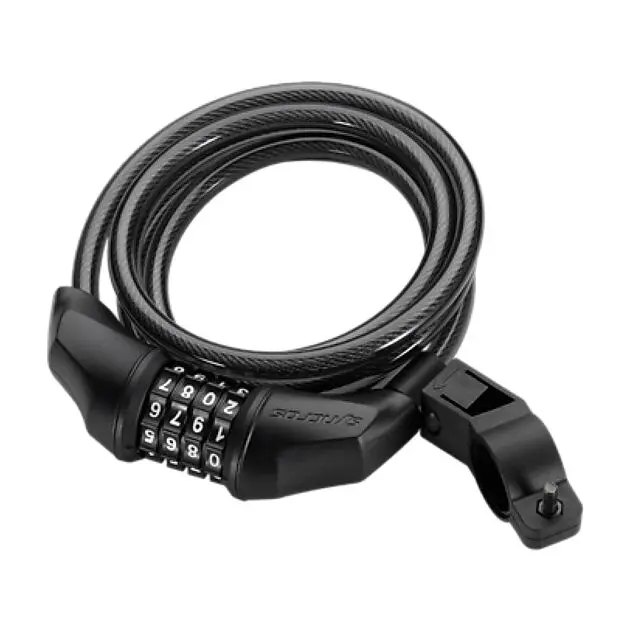 SYNCROS SYN Comb.Cable lock SL-03 10x1800mm PK12 Black Alle