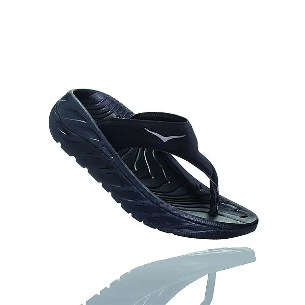 HOKA W ORA RECOVERY FLIP BDGGR/BLACK / DARK GULL GRAY Dame