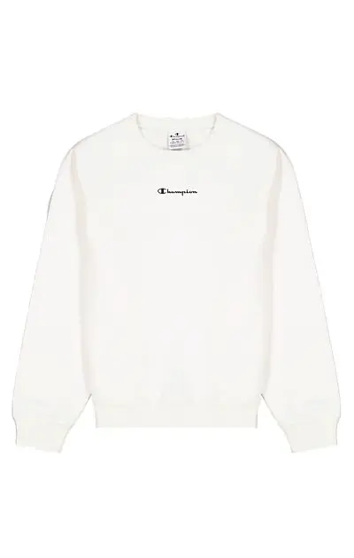 CHAMPION W High Neck Sweatshirt AT White Alyssum Dame | Sport1.no