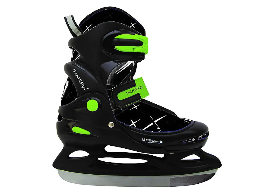 SKATERIX Skaterix IceFlex justerbar barneskøyte svart Barn | Sport1.no