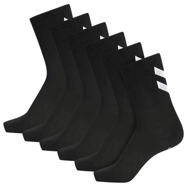 HUMMEL hmlCHEVRON 6-PACK SOCKS !BLACK Herre