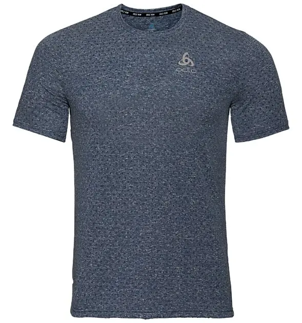 ODLO BL TOP Crew neck s/s MILLENNIUM Linencool 20550/ensign blue melange Herre