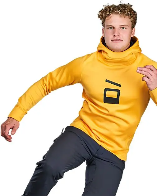 HOUSE OF HYGGE Men's Pow Pullover Hoodie 18-Gul Herre