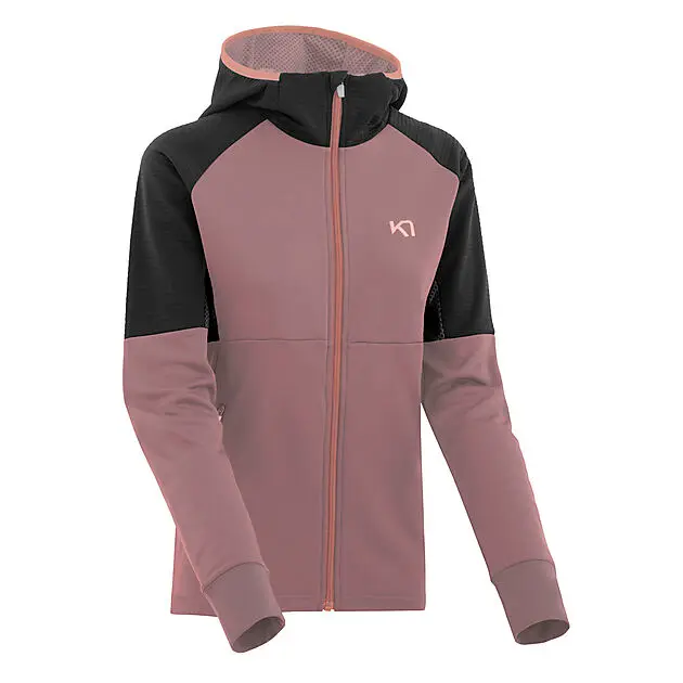 KARI TRAA TOVE MIDLAYER HOOD PETAL/PETAL Dame | Sport1.no