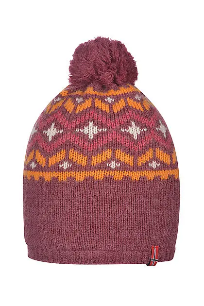 JOTUNHEIM Gjendebu Strikkelue Beet Red/Granita Dame | Sport1.no