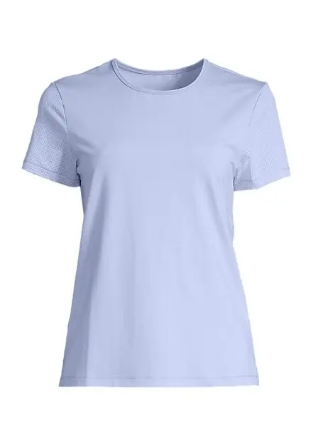 CASALL Essential Mesh Detail Tee Breeze Blue Dame