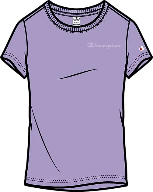 CHAMPION Crewneck T-Shirt WW american classics Lilac Breeze Dame