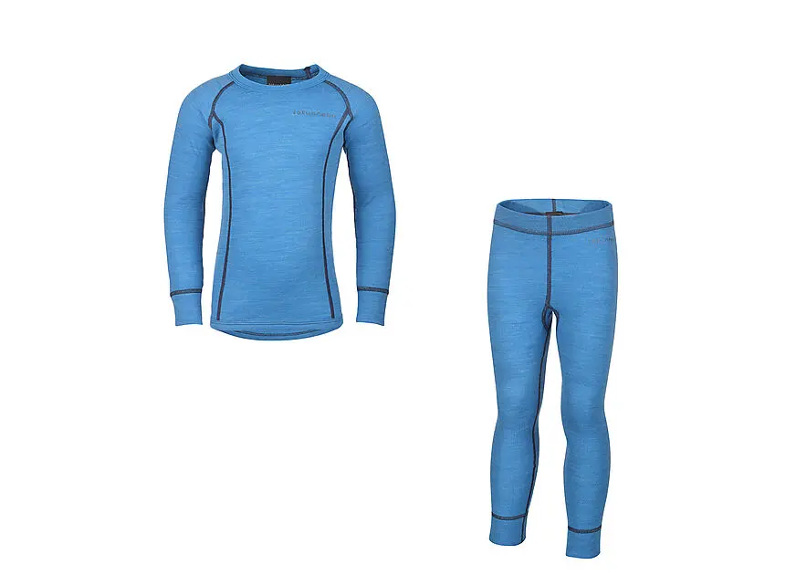 JOTUNHEIM Stetind 2-lags ull sett mini Brilliant Blue/Mood Indigo Barn
