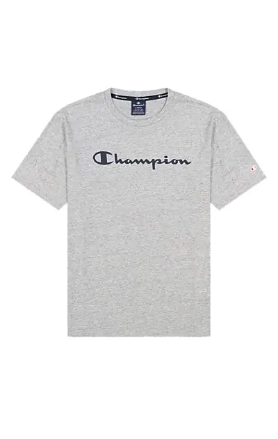CHAMPION Crewneck T-Shirt EM021/New Oxford Grey Melange Herre