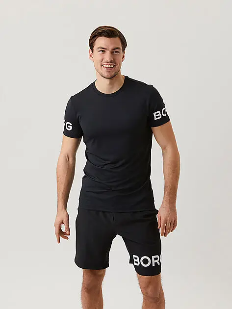 BJØRN BORG T-skjorte herre 90651 - Black Beauty Herre | Sport1.no