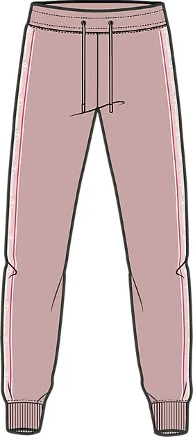 CHAMPION G Rib Cuff Pants TAPE 2.0 Pink Barn | Sport1.no