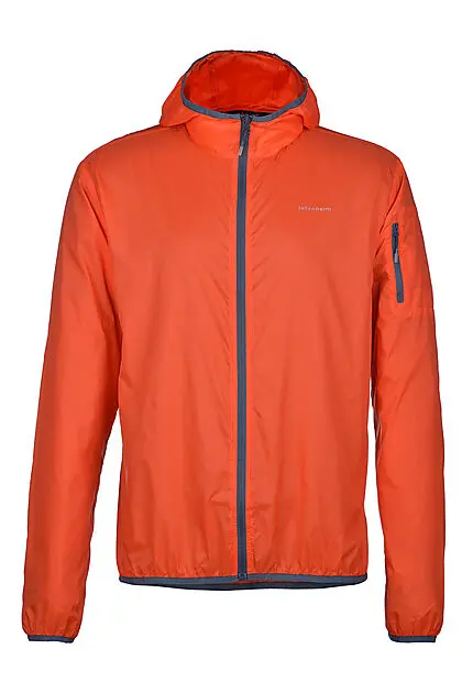 JOTUNHEIM Vindjakke packable Mandarin Red/Dk. Slate Herre | Sport1.no