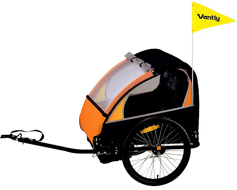 AGILO Sykkelhenger barn Sort/orange Unisex