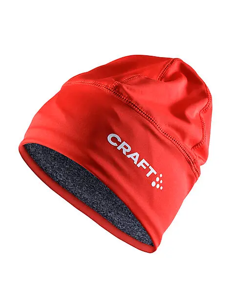 CRAFT Nor Adv Windblock Fleece Hat Bright Red-White Unisex