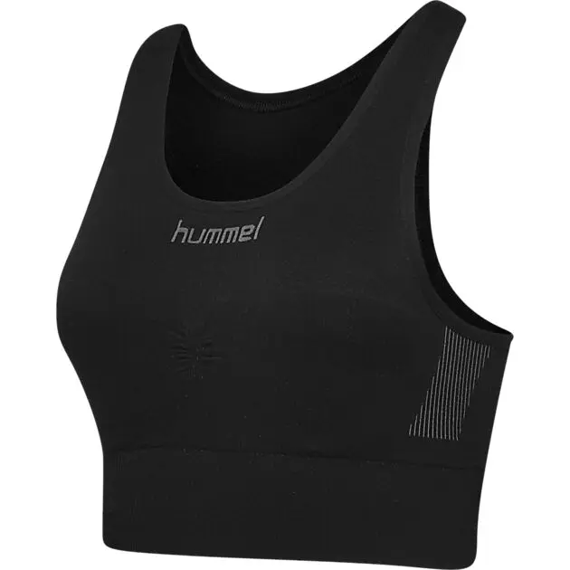 HUMMEL HUMMEL FIRST SEAMLESS BRA WOMEN BLACK Dame | Sport1.no
