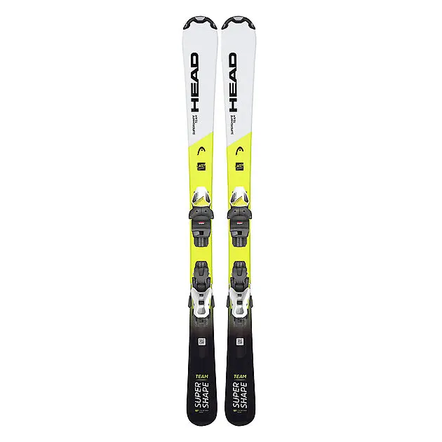 HEAD Supershape Team Easy JRS m/ JRS 4.5 GW CA BRAKE 80 [I] W/Y White/Yellow - 100863 JRS 4.5 GW CA BR.80[I] W/B/Y Barn
