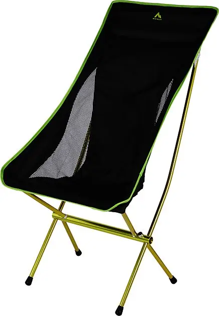 MCKINLEY LT Chair Plus campingstol BLACK/GREEN LIME Alle