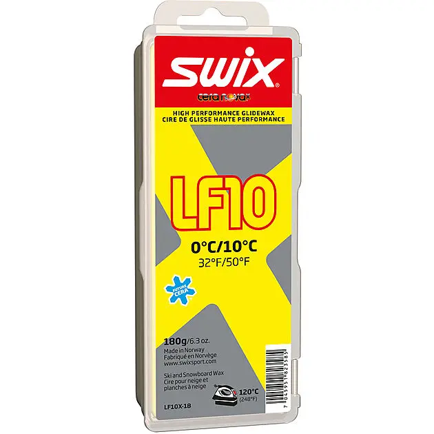 SWIX LF10X Yellow, 0°C/10°C, 180g Alle | Sport1.no