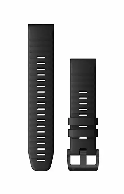 GARMIN fenix 6 22mm QuickFit Black Silicone Band  Alle | Sport1.no