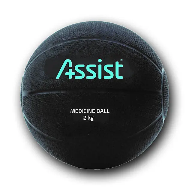 ASSIST MEDISINBALL 2 KG SORT PVC SORT Alle | Sport1.no