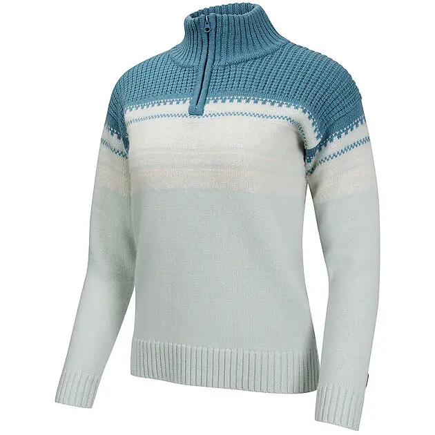 ULVANG Marius Half zip Dame Hint of Mint/Vanilla/Smoke Blue Dame