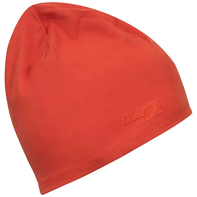 BERGANS OF NORWAY Cotton Beanie Brick Unisex