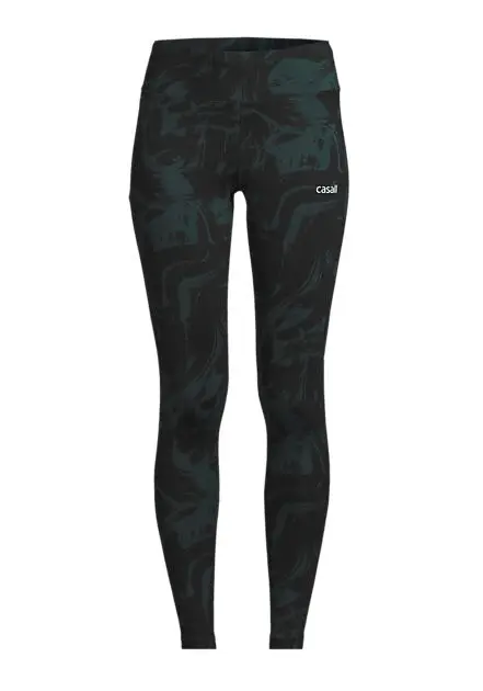 CASALL Essential Printed Tights Blaze Pine Dame