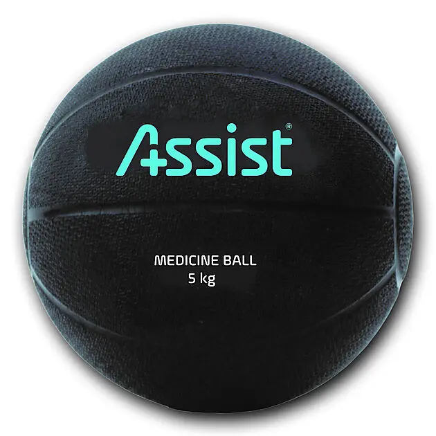 ASSIST MEDISINBALL 5 KG SORT PVC SORT Alle | Sport1.no