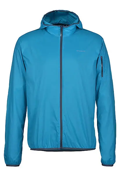 JOTUNHEIM Vindjakke packable Caribbean Sea/Dark Slate Herre | Sport1.no