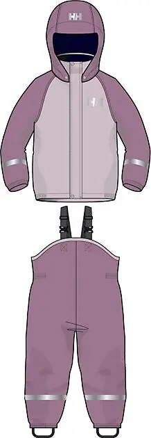 K BERGEN FLEECE PU RAINSET