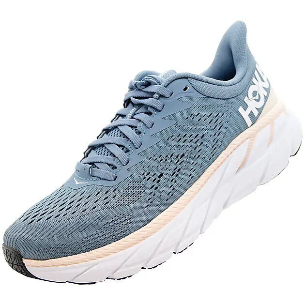 HOKA Clifton 7 løpesko Dame PBSP/PROVINCIAL BLUE / SILVER PEONY Dame
