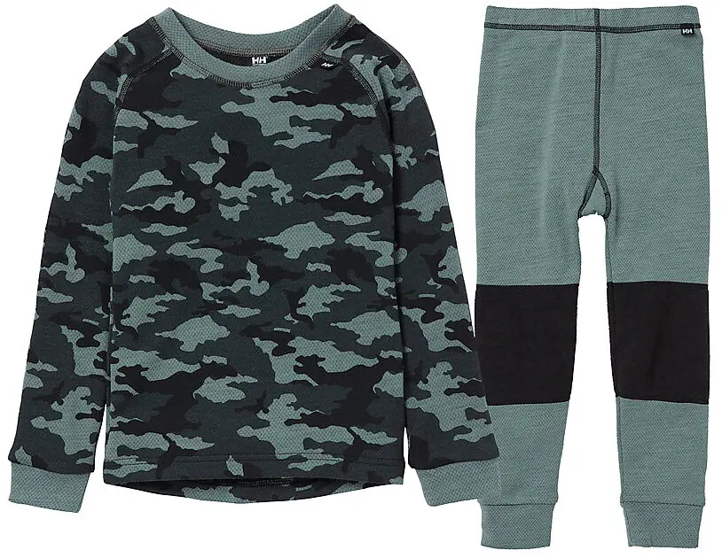 HELLY HANSEN K HH GRAPHIC LIFA MERINO SET 591 TROOPER Barn