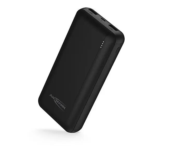 ANSMANN POWERBANK 20 000mAh. MicroUSB og USBC Alle