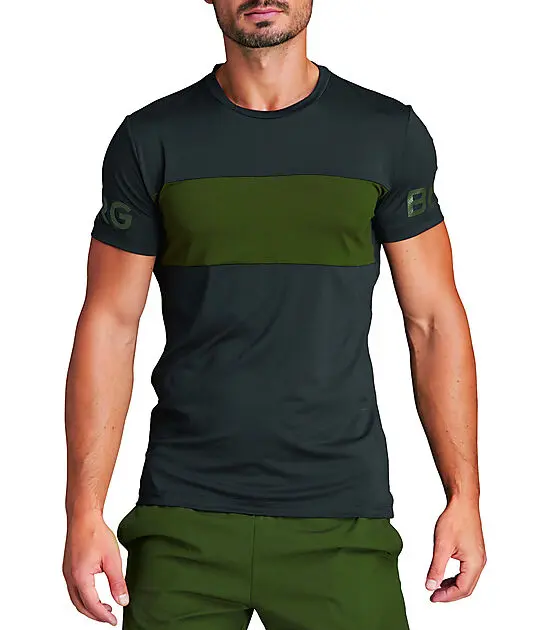 BJØRN BORG BORG PERFORMANCE TRAINING TEE BK001/Black Beauty Herre