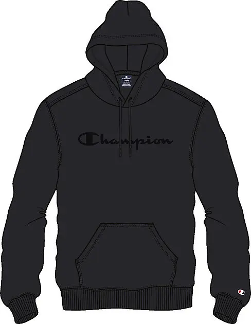 CHAMPION Hooded Sweatshirt KK002/Black Beauty A Herre | Sport1.no