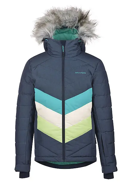 JOTUNHEIM Galdhø jakke jr Mood Indigo/Viridian Green Junior | Sport1.no