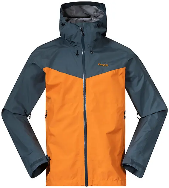 BERGANS OF NORWAY Skar Light 3L Shell Jacket Herre Cloudberry Yellow/Orion Blue Herre