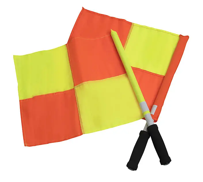 SELECT Linesman´s flag Classic 2 pcs rød/gul Unisex | Sport1.no