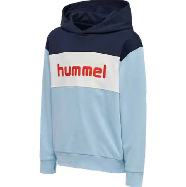 HUMMEL hmlMORTEN HOODIE AIRY BLUE Barn