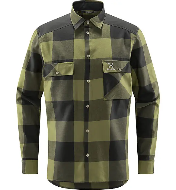 HAGLÖFS Timmer Shirt Men Thyme Green/Magnetite Herre