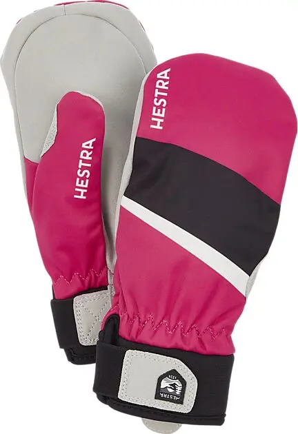 HESTRA Tracker Jr. - mitt Fuchsia PRINT Junior