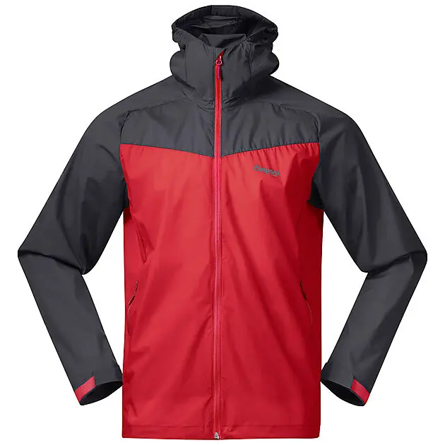 BERGANS OF NORWAY Microlight Jakke herre 12605/FireRed/SolidDkGrey Herre