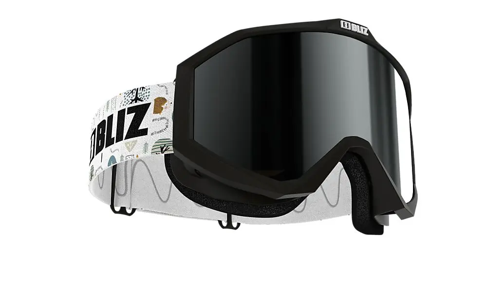 BLIZ Liner JR Mirror 12/Black w White logo Junior